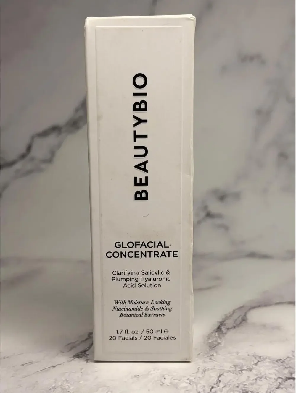 BeautyBio GloFacial Concentrate Clarifying Salicylic 1.7 oz NEW Sealed